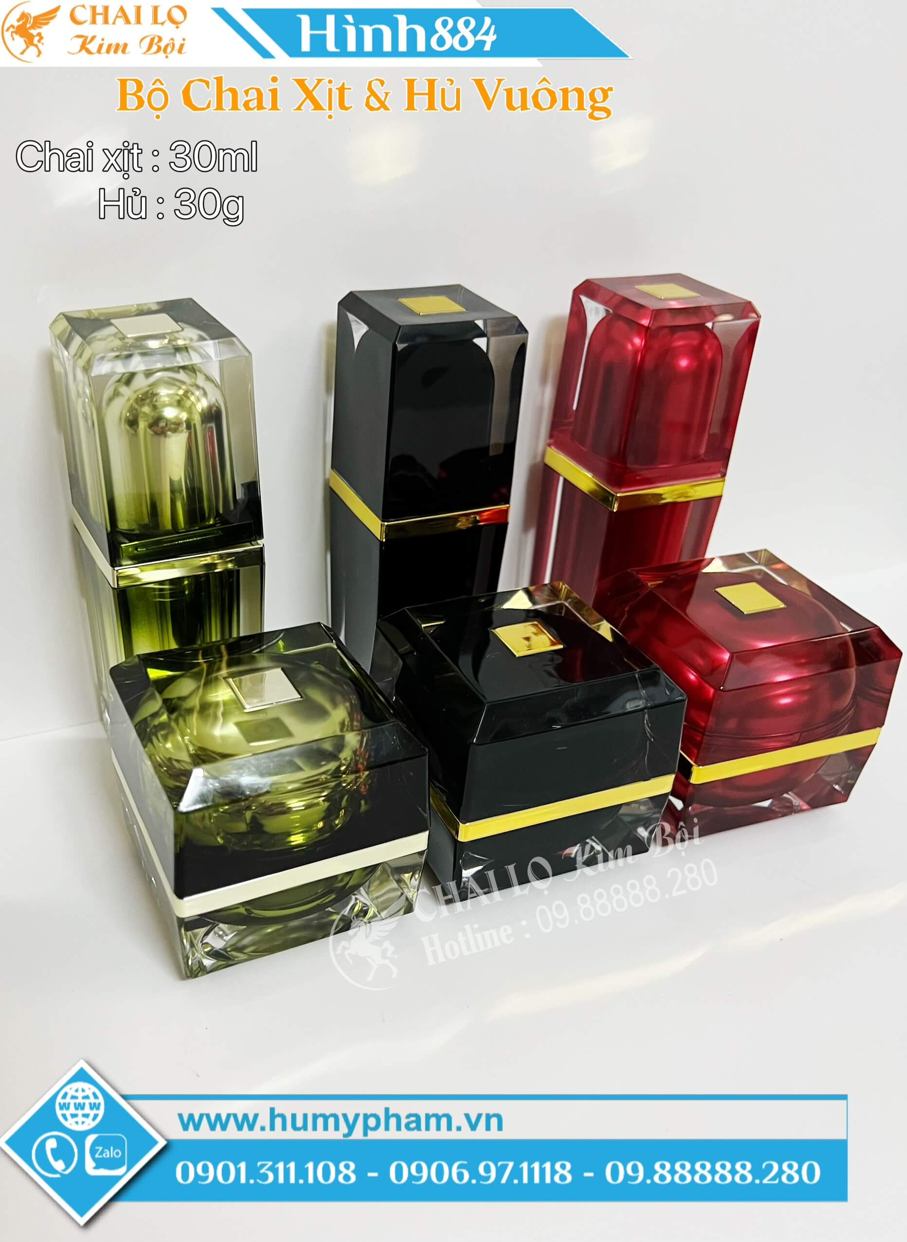 chai lọ chiết mỹ phẩm