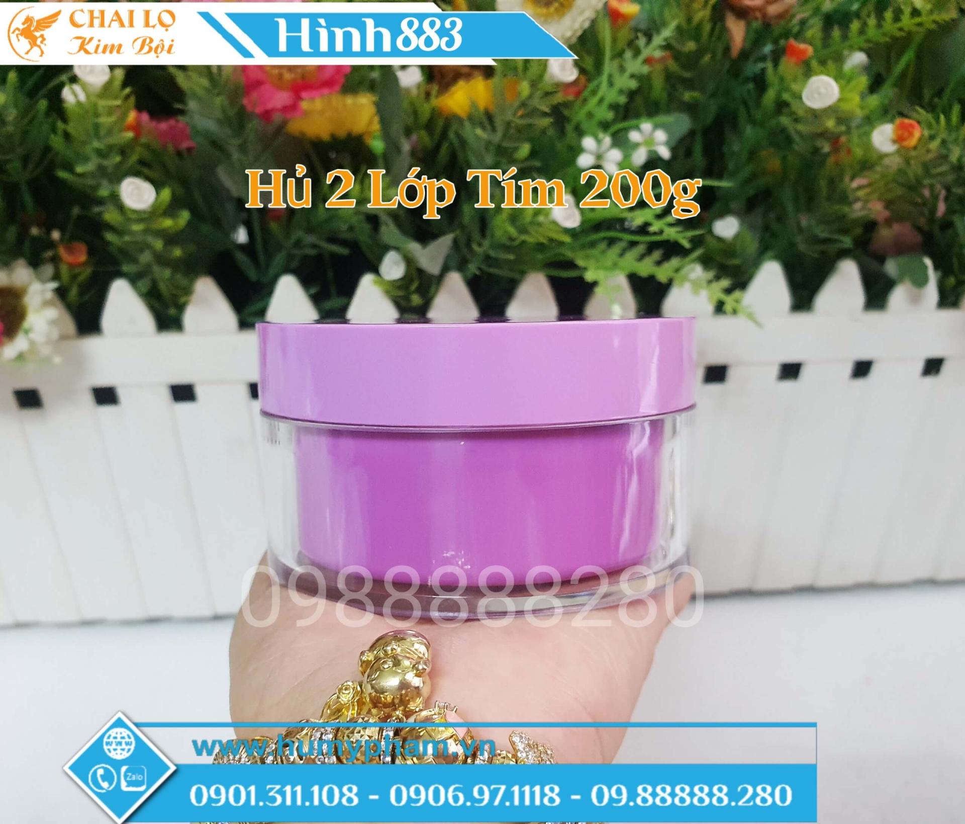 hủ kem body hai lớp 200g