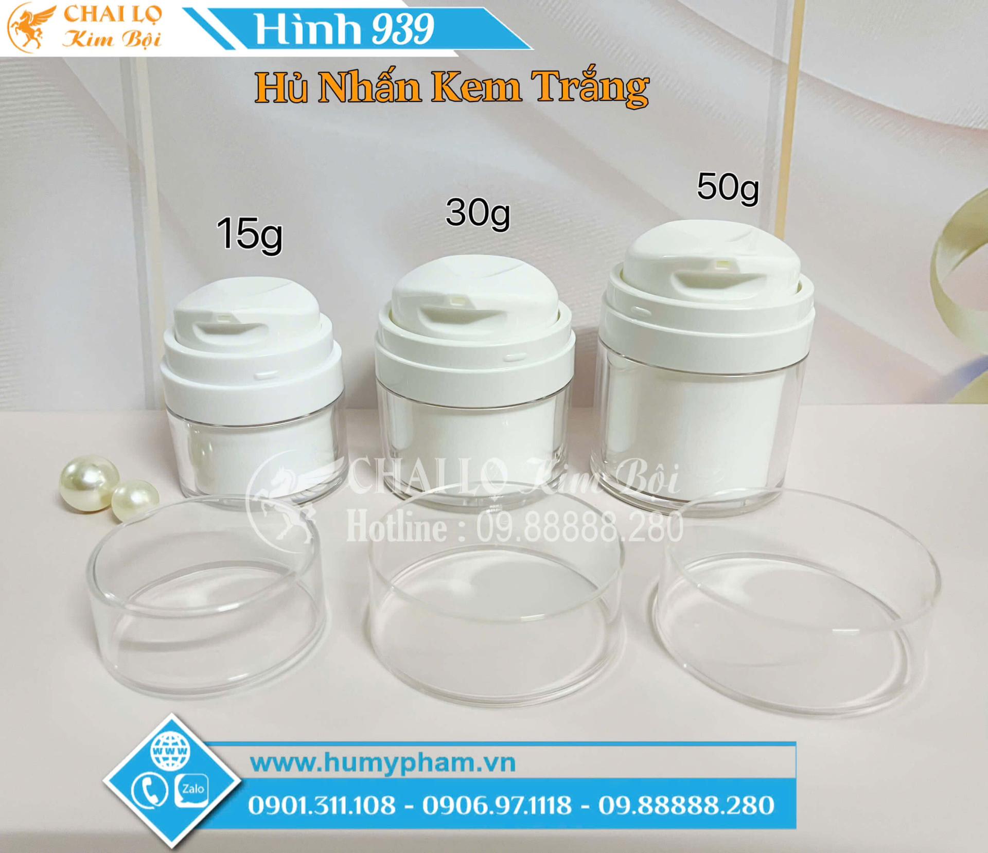 hủ kem vòi nhấn