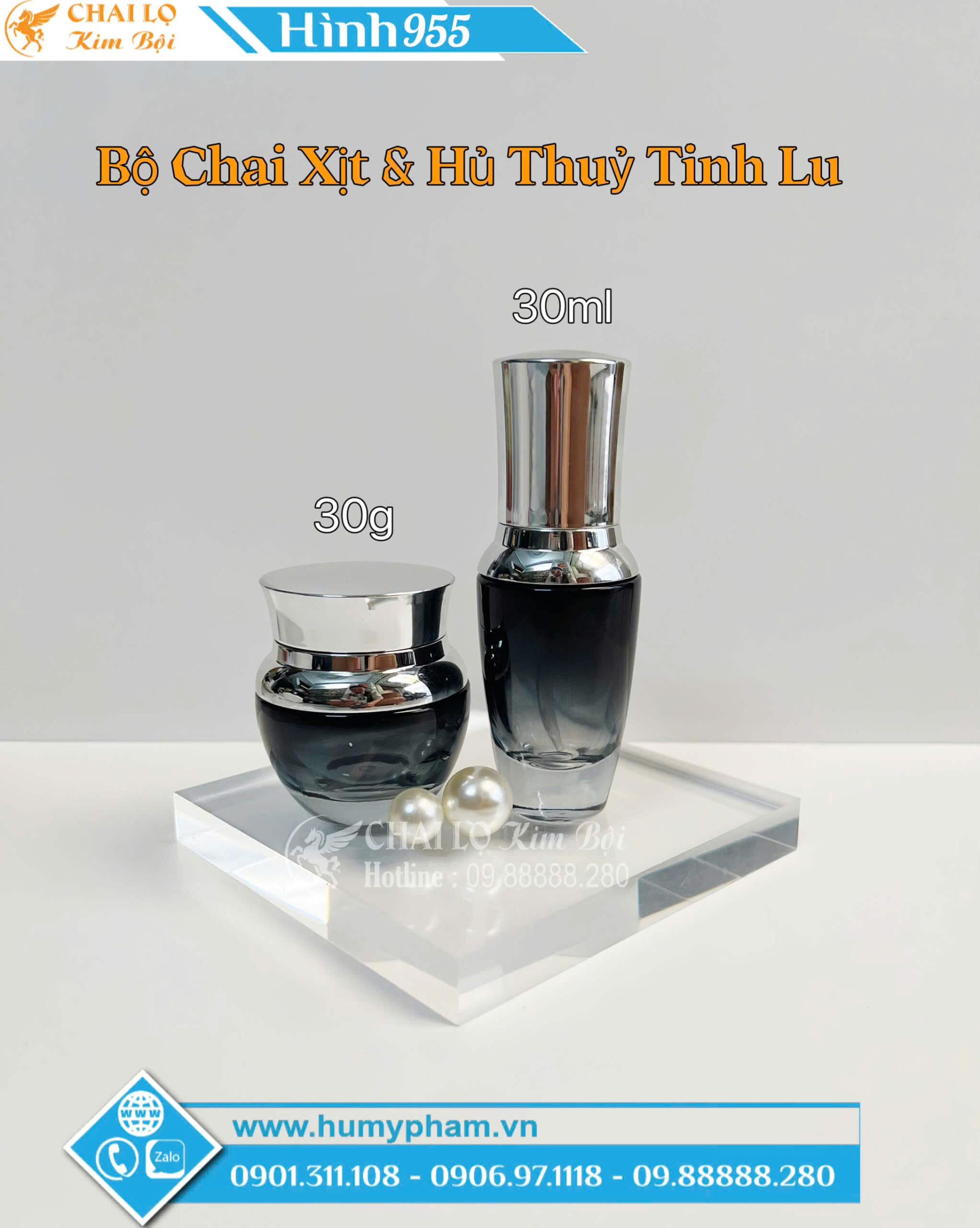 set bộ chai lọ chiết mỹ phẩm