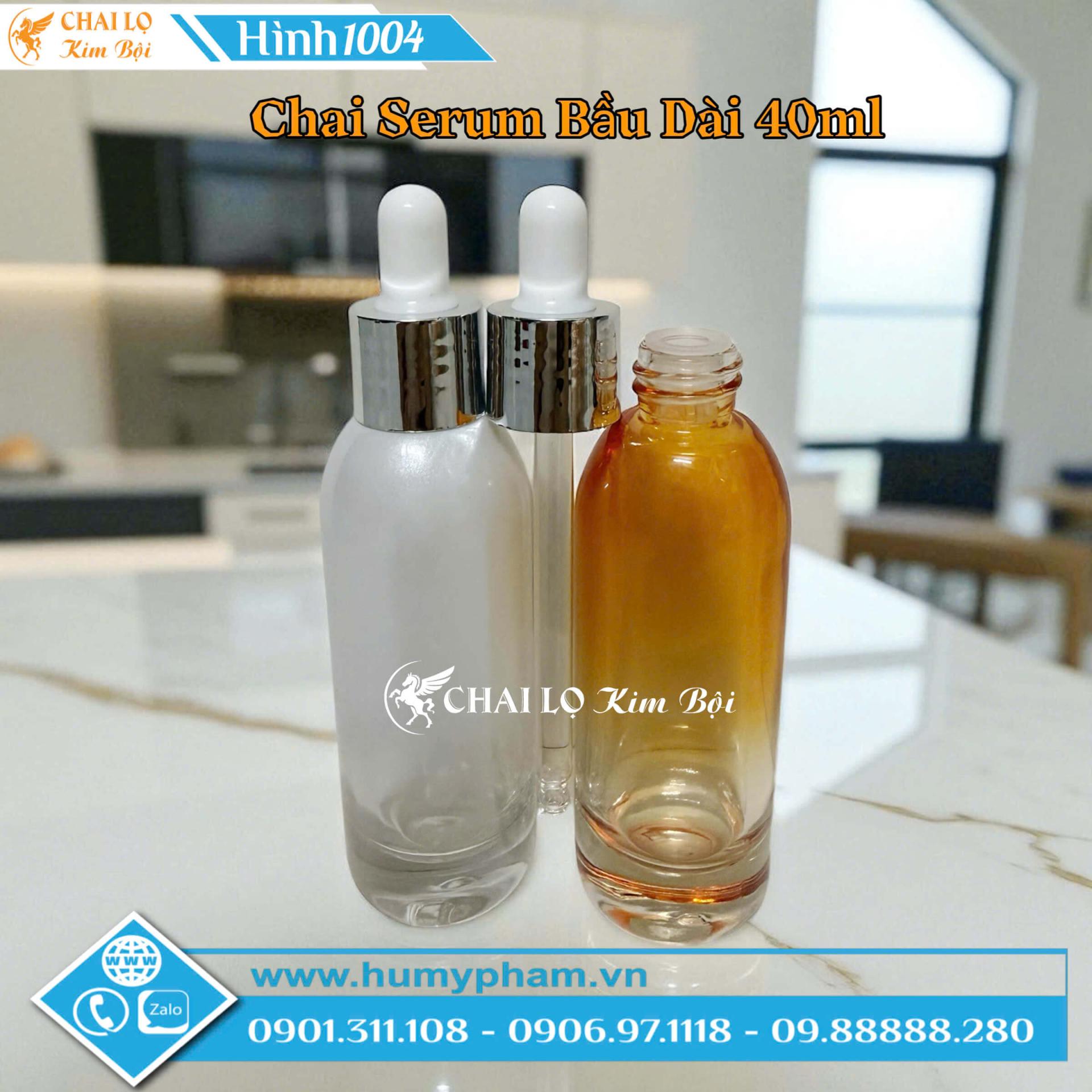 Chai Serum Bầu Dài 40ml