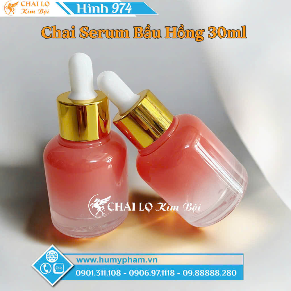 chai serum bầu hồng