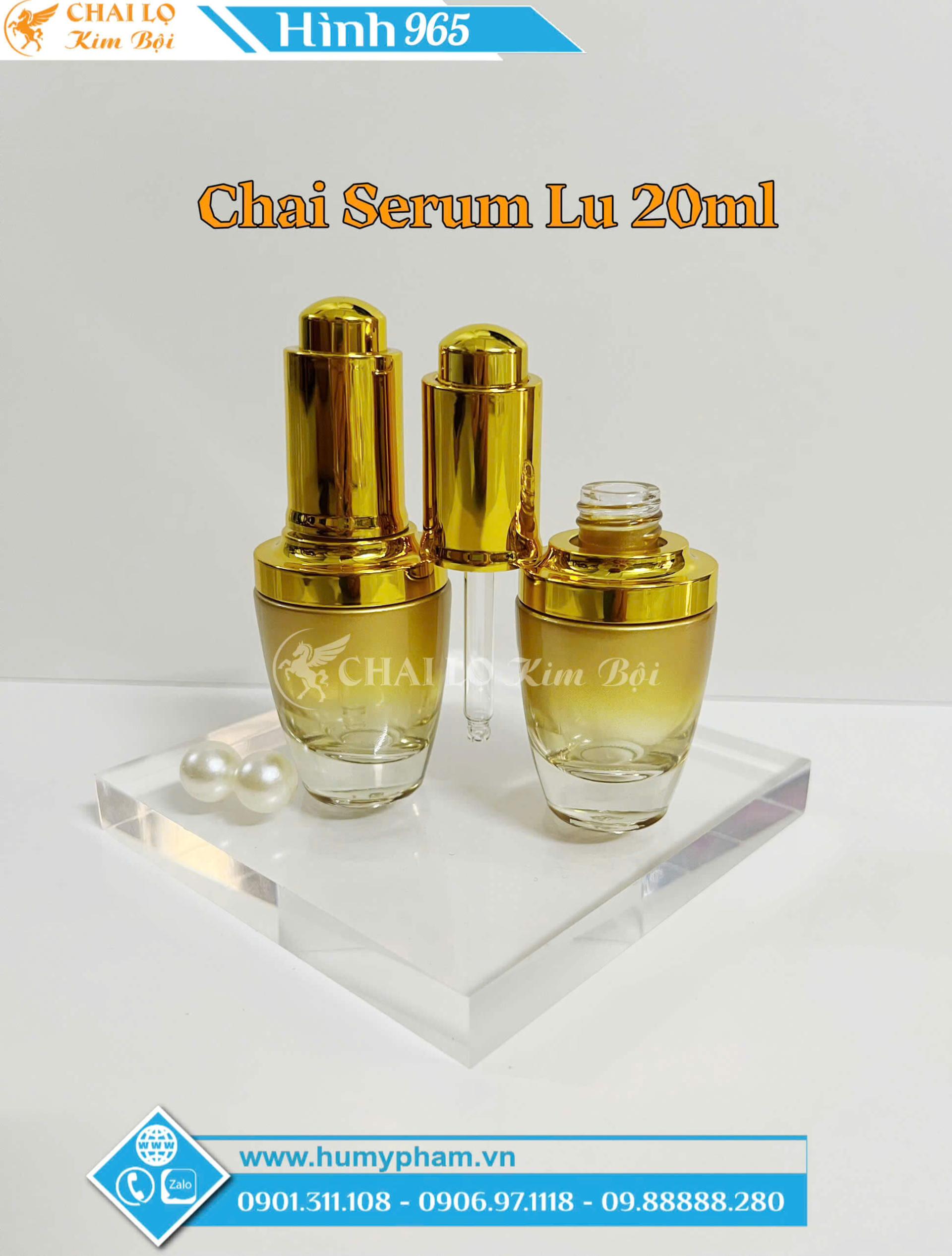 chai serum bầu 20ml
