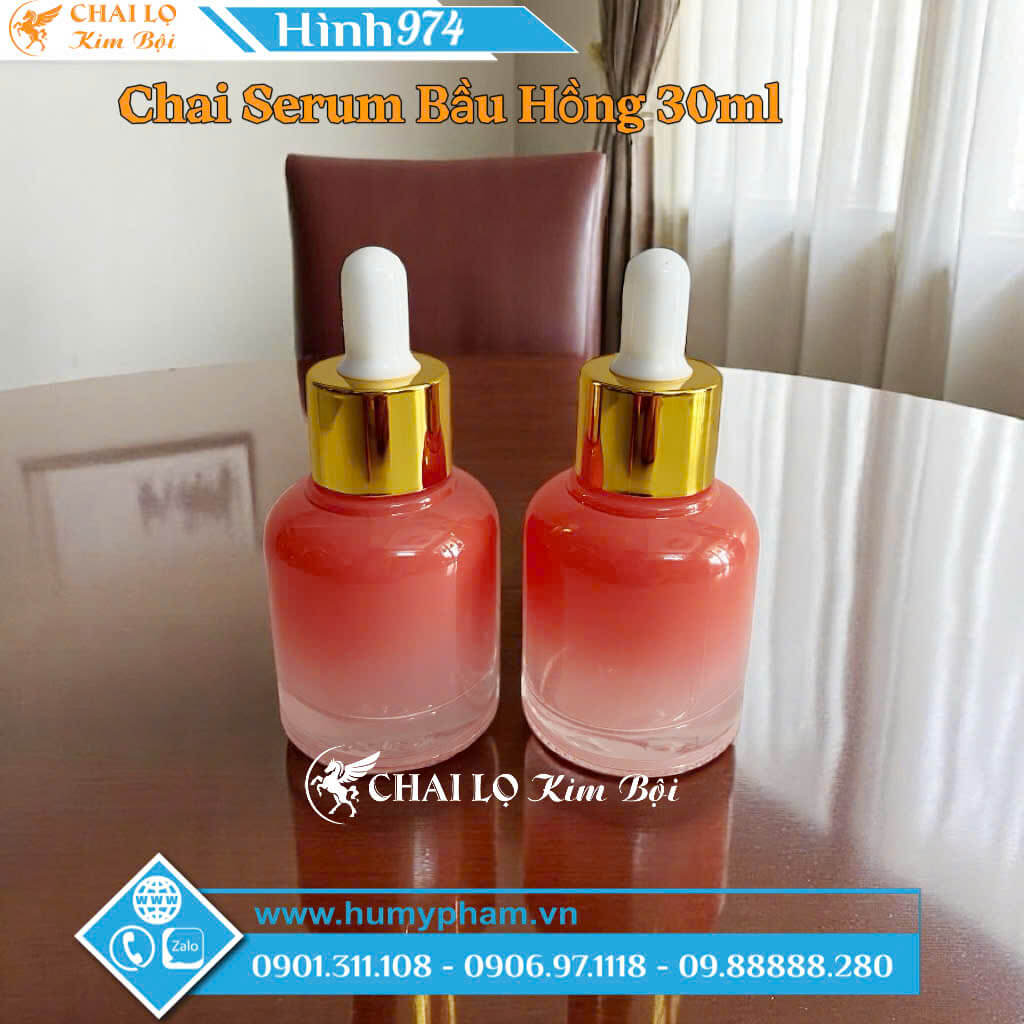 chai seum bầu hồng 30ml