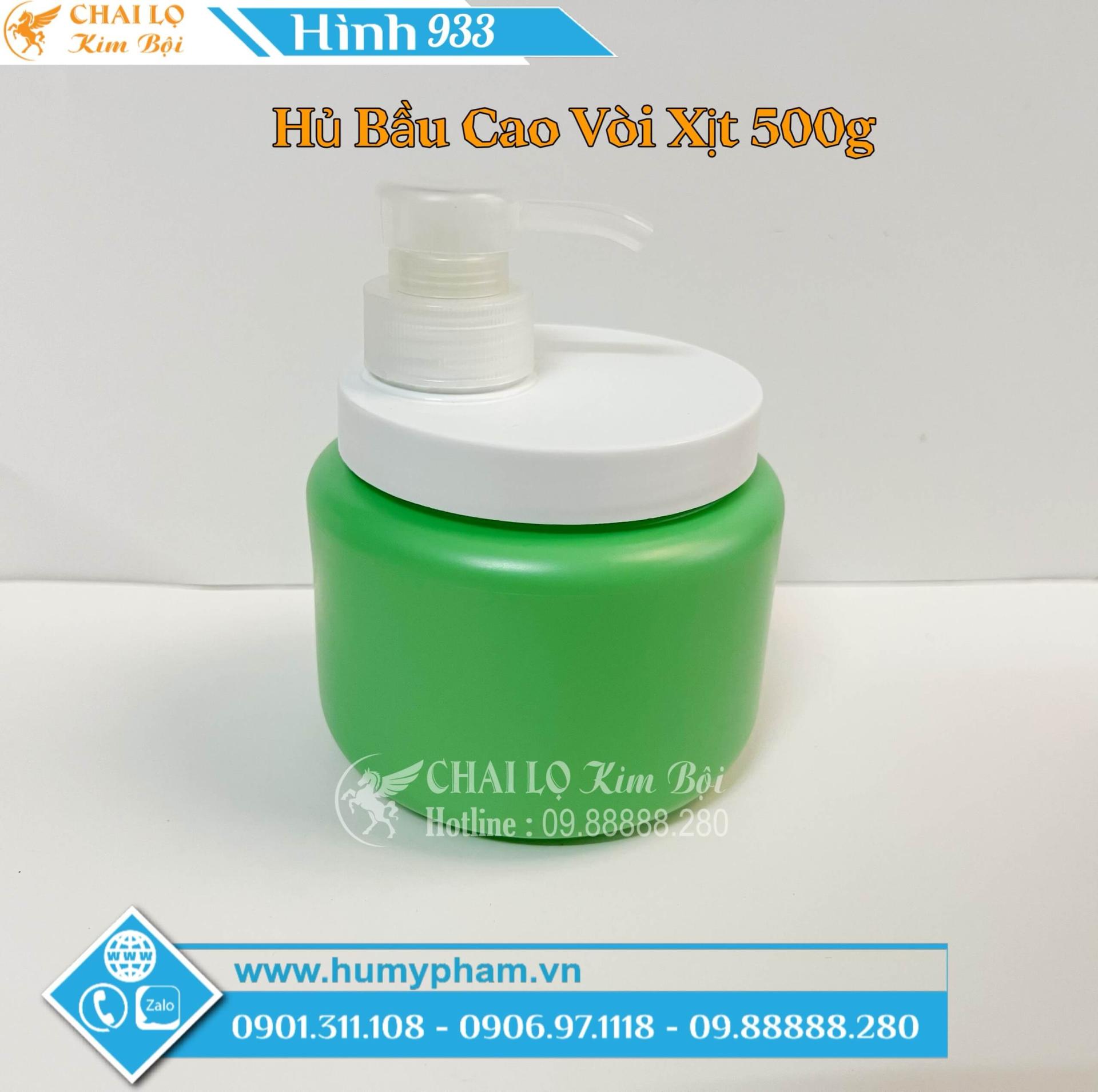 hủ 500g vòi xịt