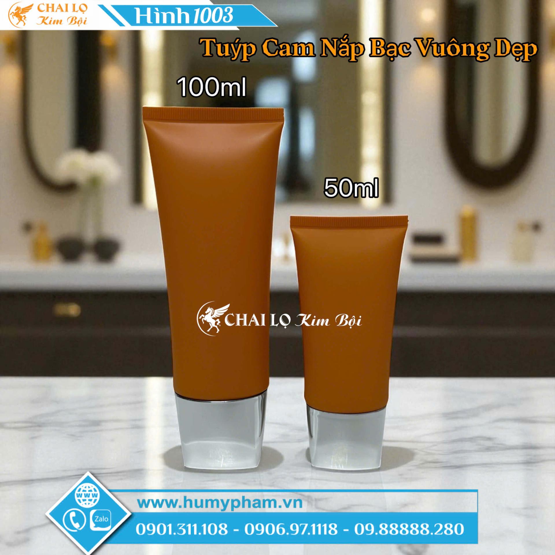 tuýp chiết kem chống nắng